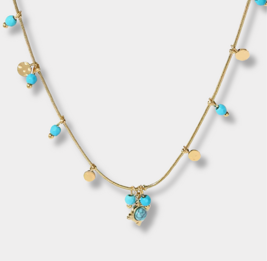 Turquoise Beaded Necklace