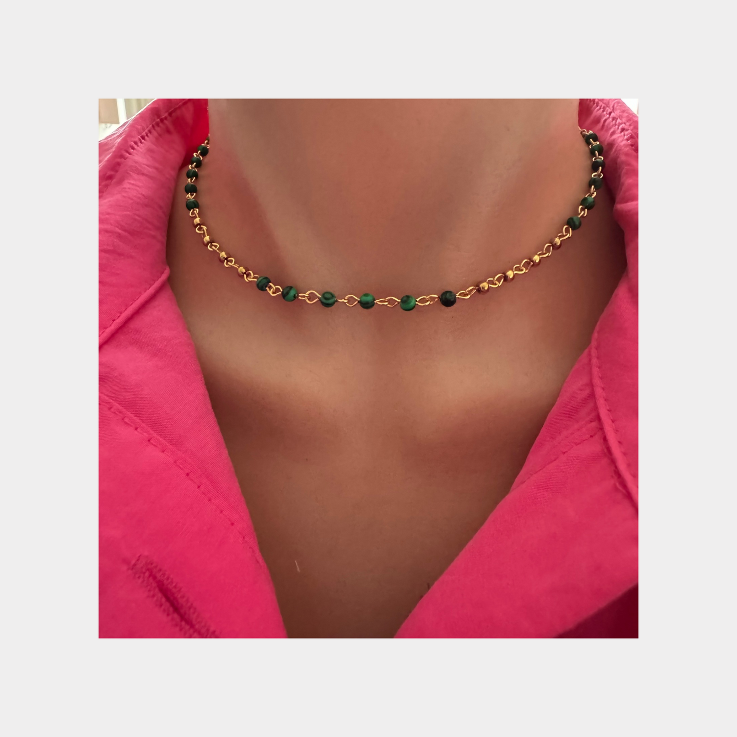 Green Beaded Necklaces