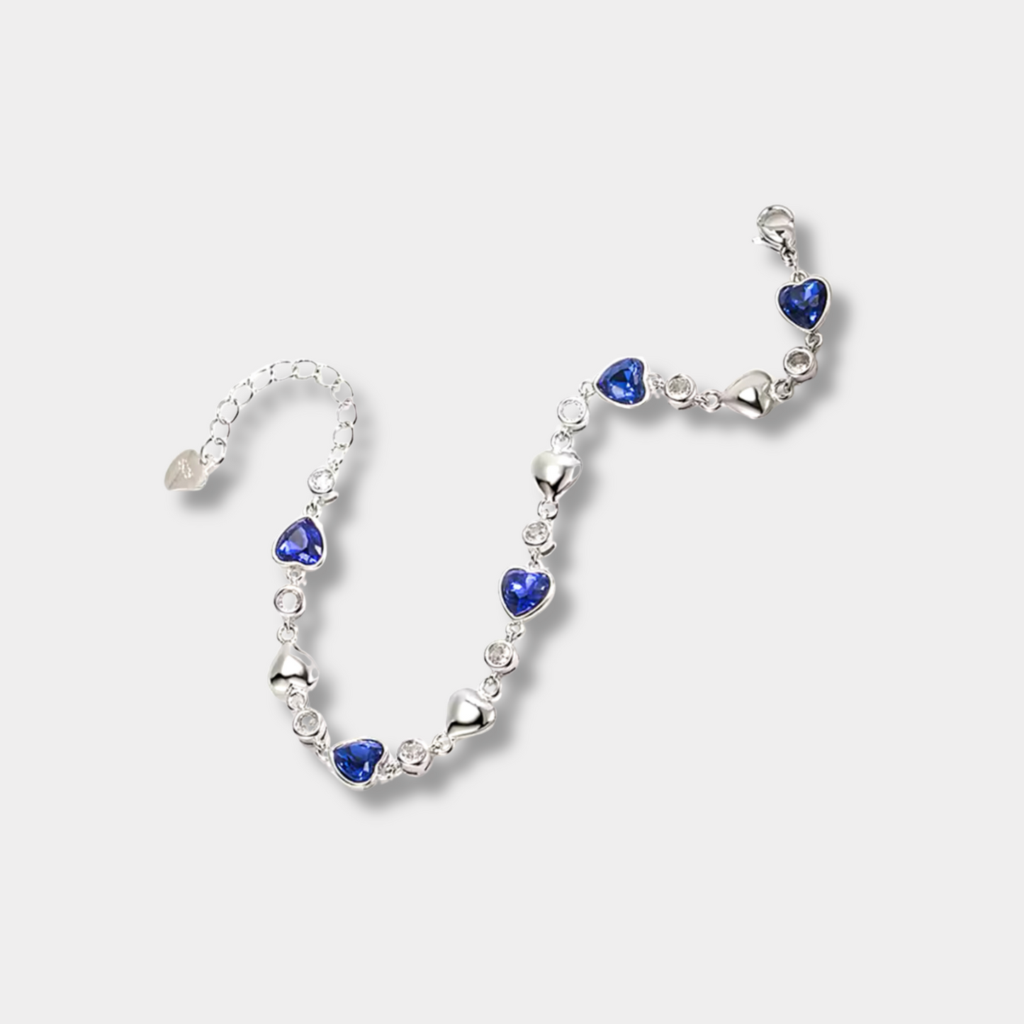 Blue Heart Bracelet