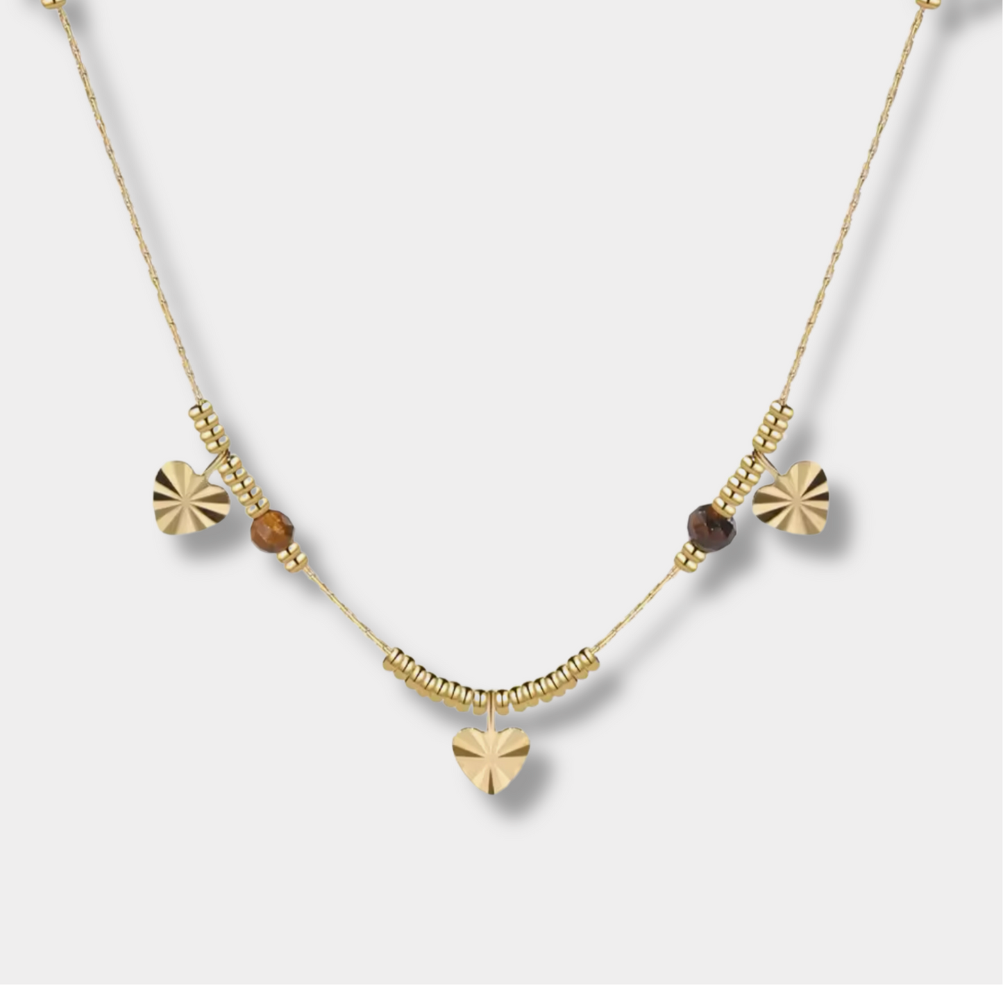 Beaded Heart Necklace