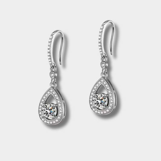 Waterdrop Moissanite Earrings