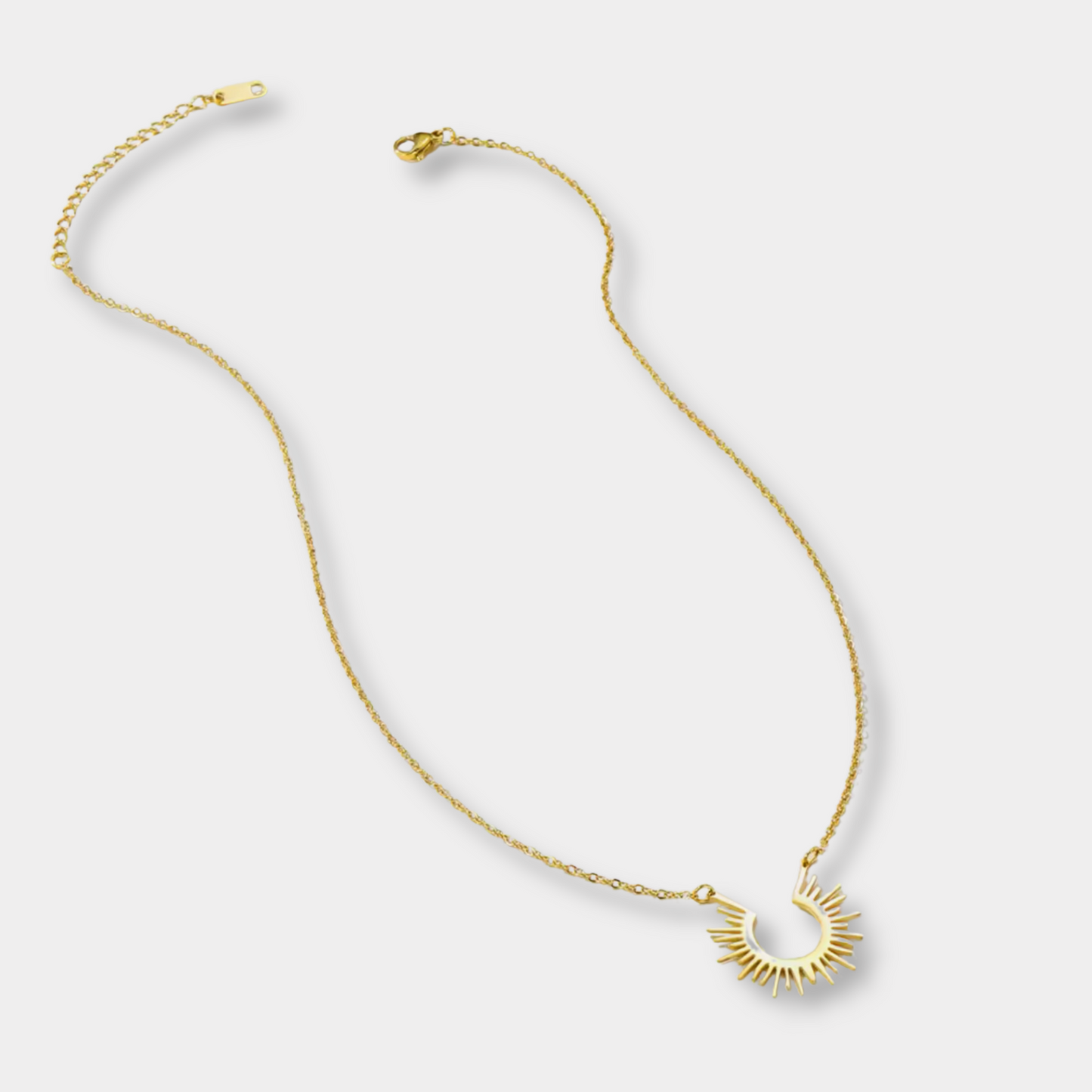 Horseshoe Spike Necklace