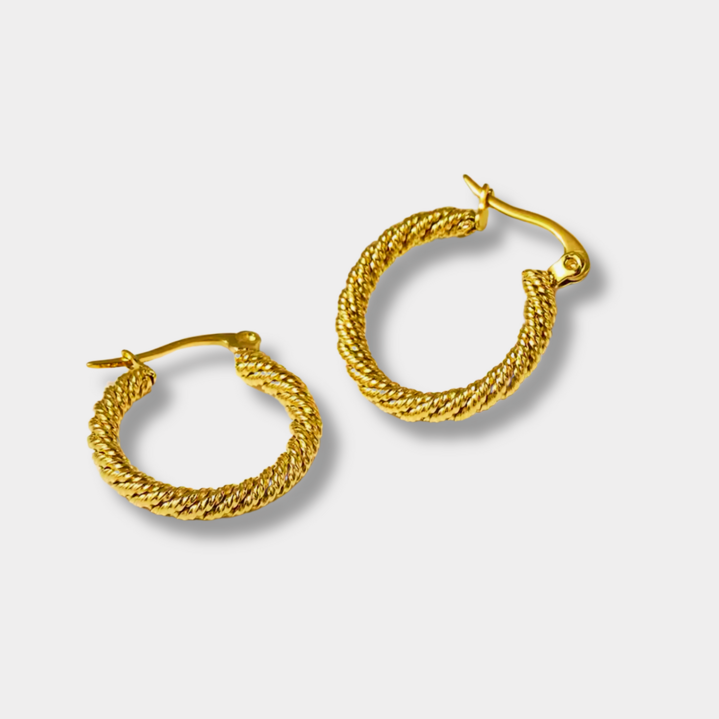 Twisted Hoop Earrings