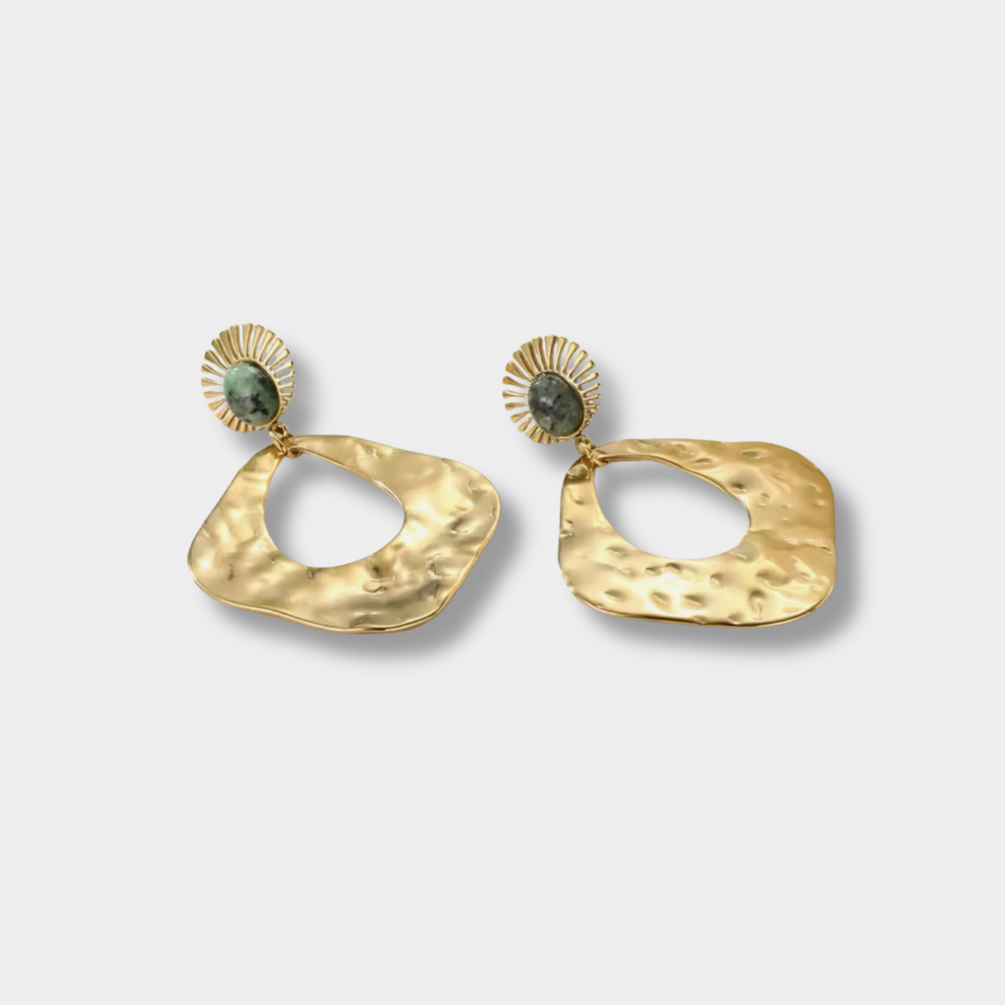 Textured Drop Earrings