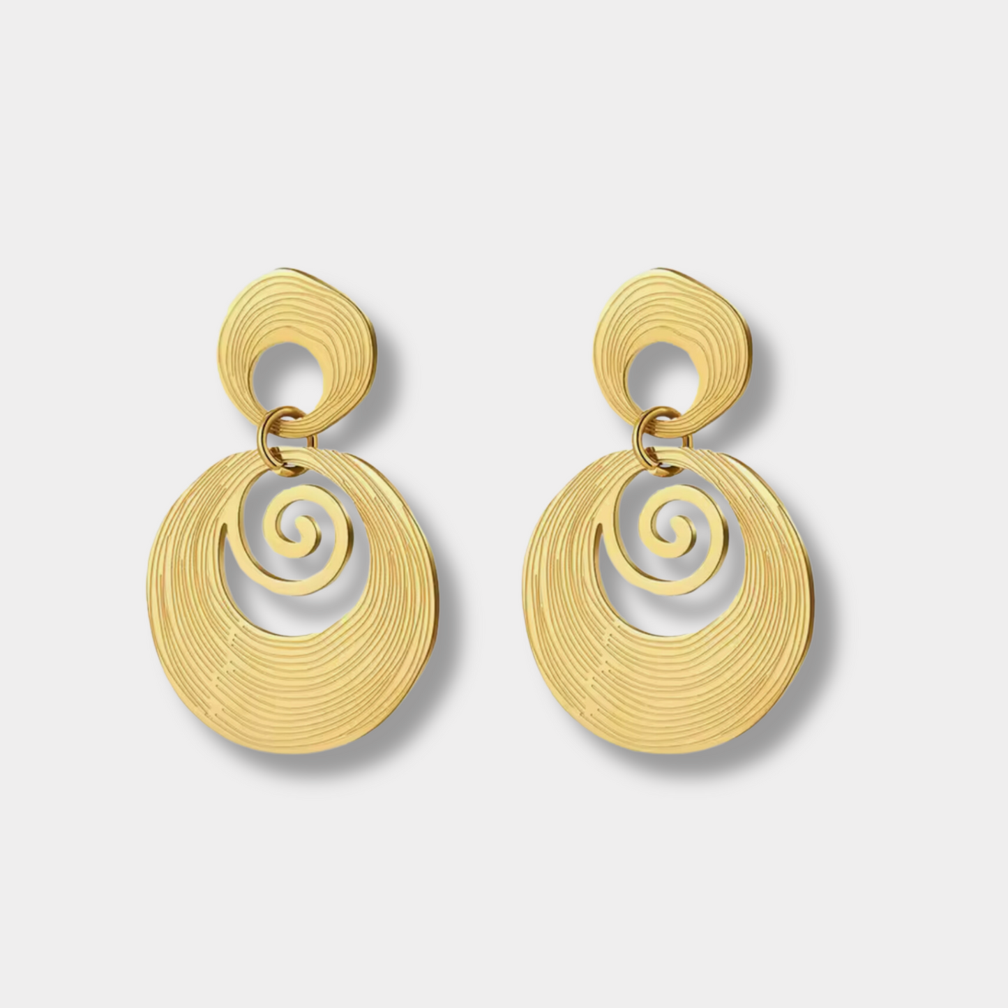 Spiral Drop Earrings