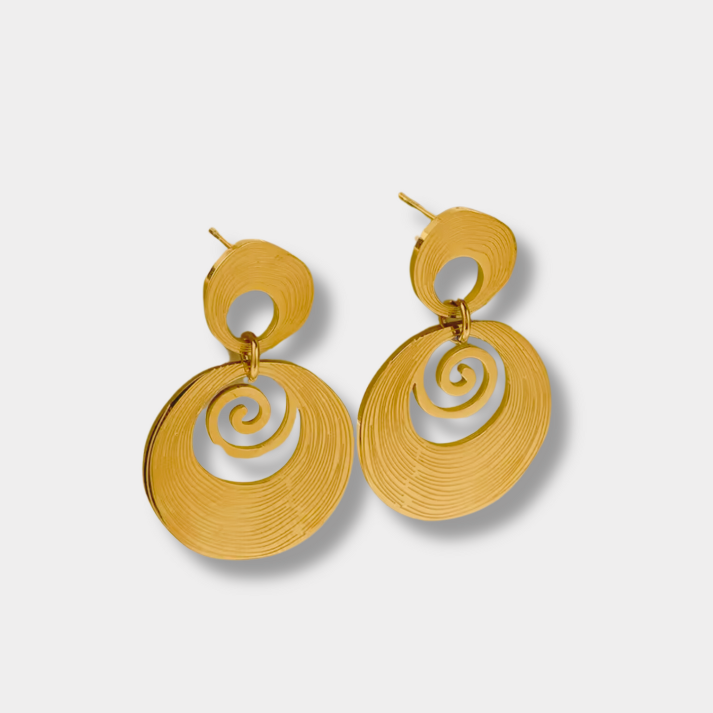 Spiral Drop Earrings