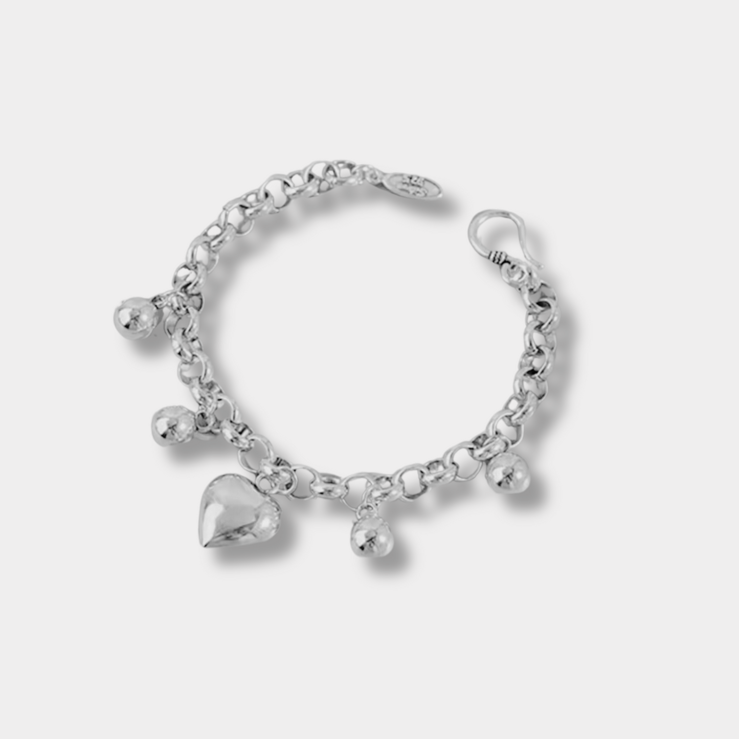 Heart Charm Bracelet