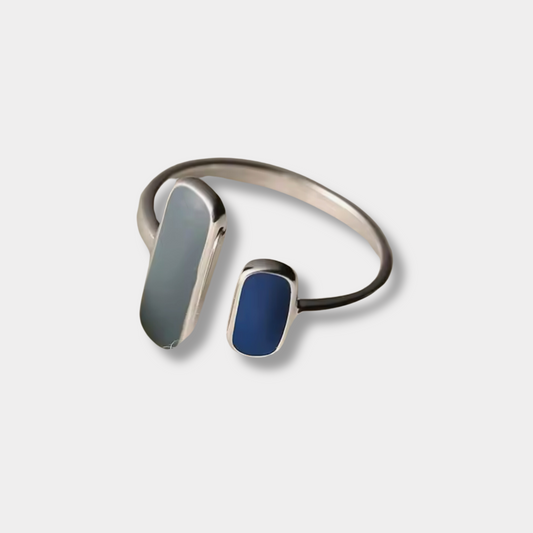 Minimalist Blue Ring
