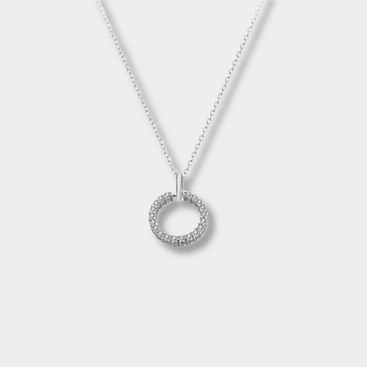 Round Sparkle Choker Necklace