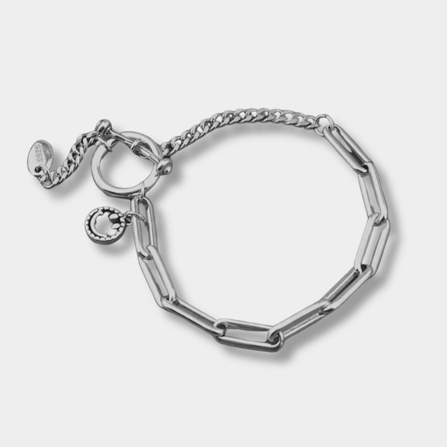 Link Chain T-Bar Bracelet