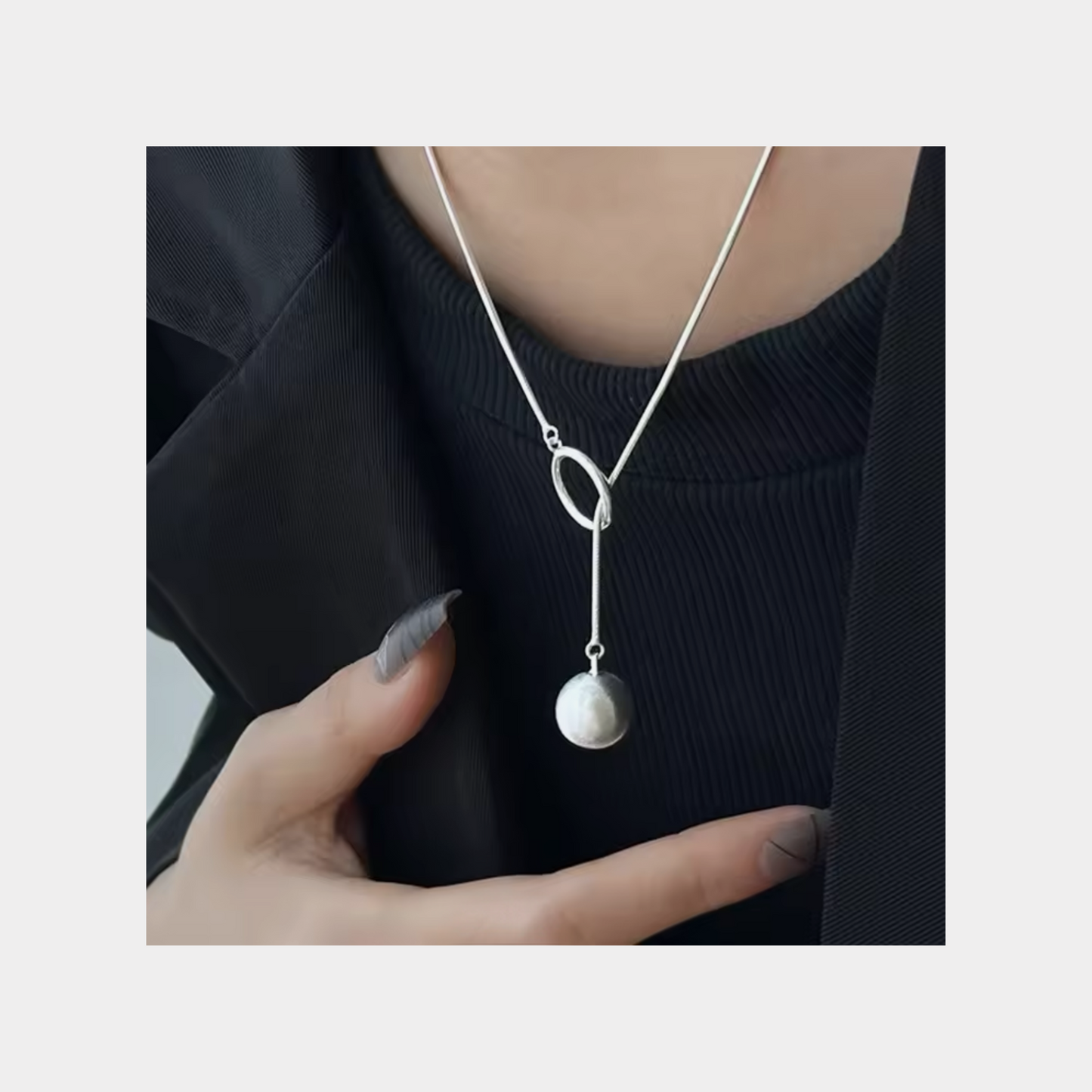 Orb Drop Necklace