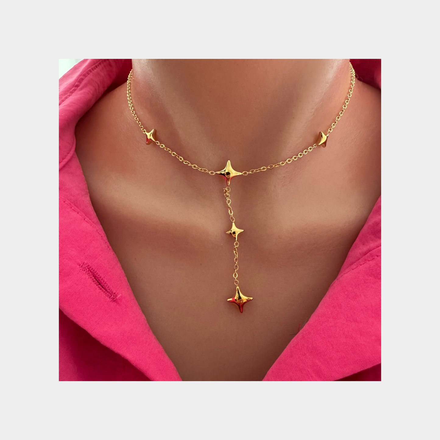 Star Drop Necklace