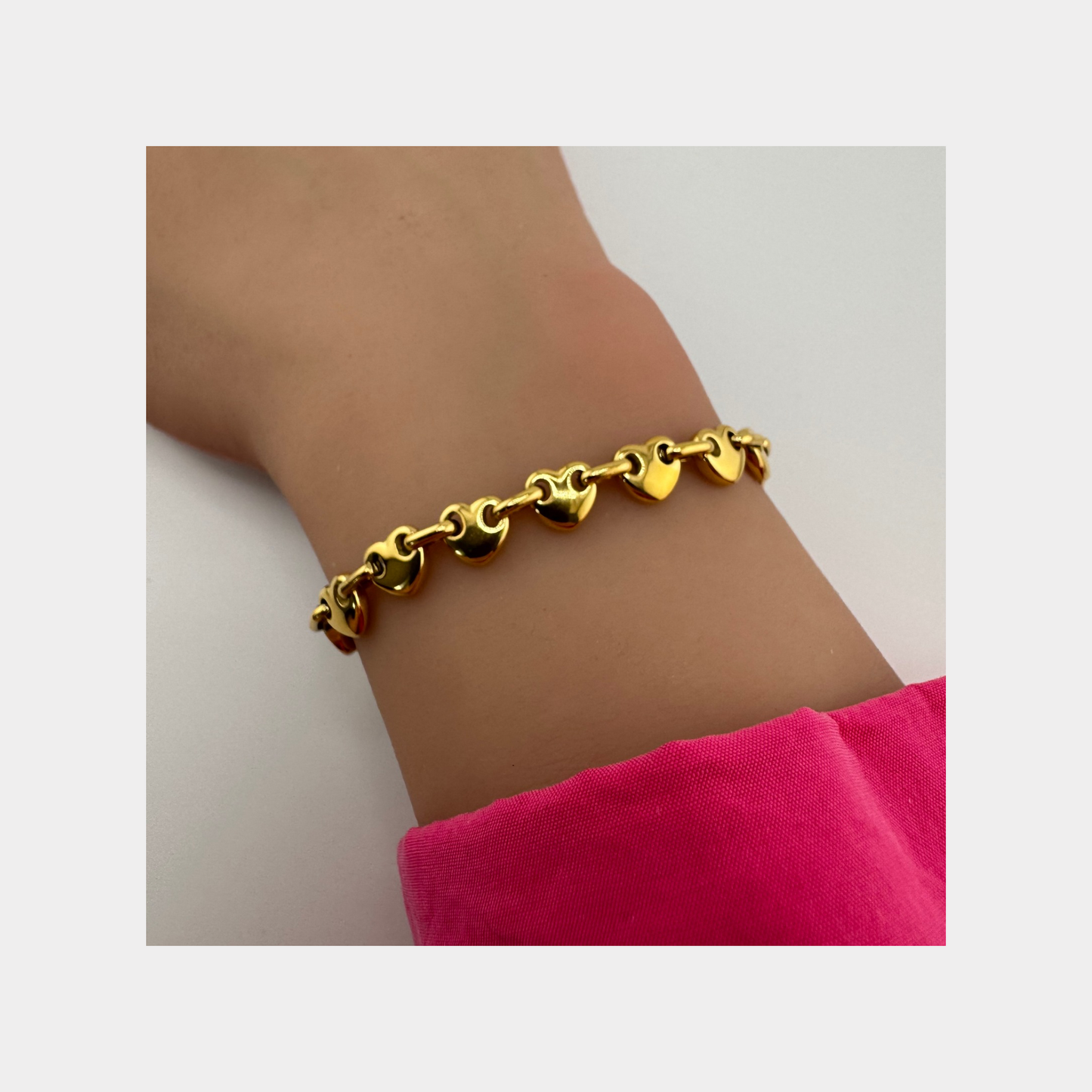 Heart Pendent Bracelet
