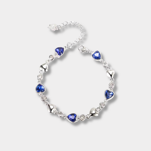 Blue Heart Bracelet