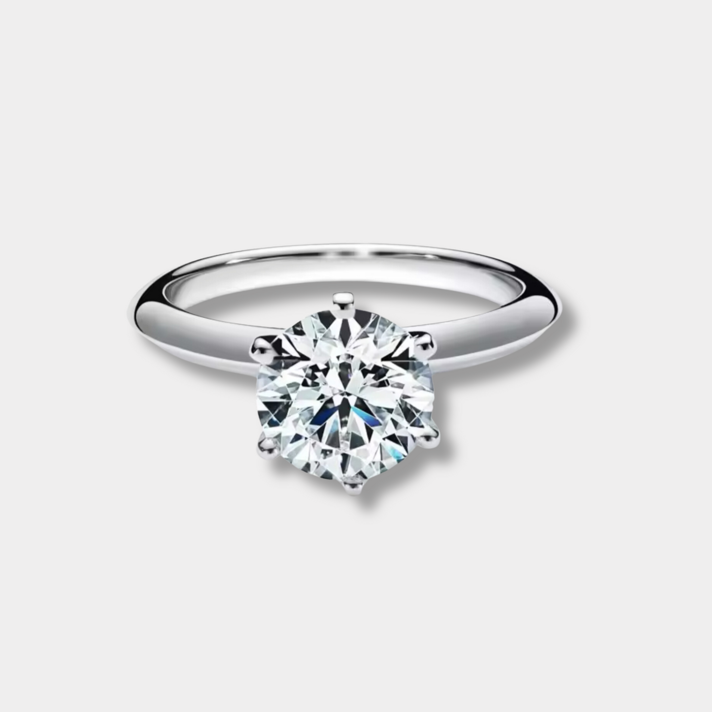 Classic Style Moissanite Ring